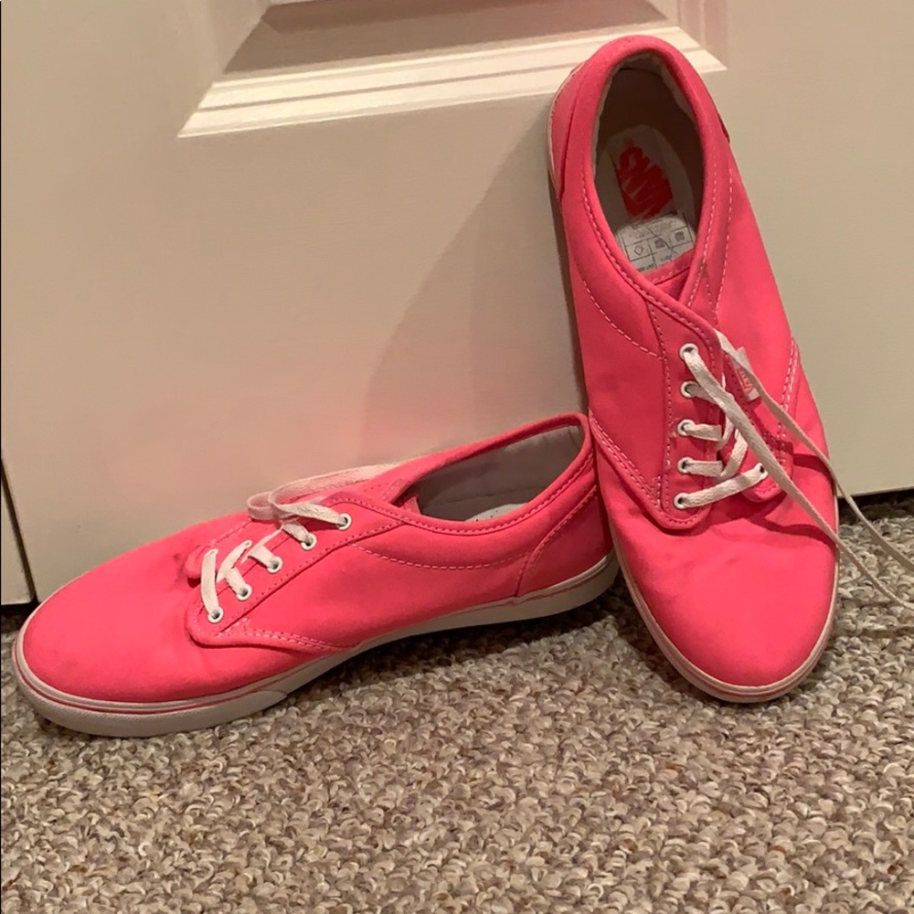 Neon white brand new vans!